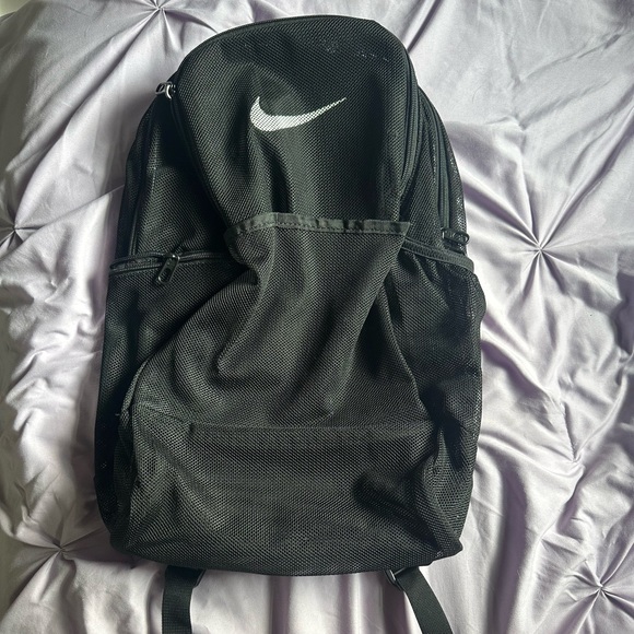 Nike Bags Nike Black Mesh Backpack Poshmark